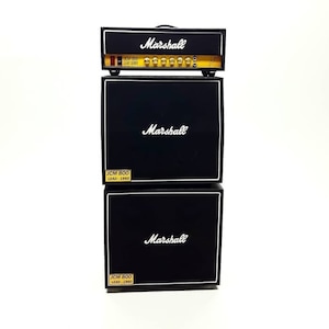 Miniature Amplifier Black 1/6 Amp 3 Model Scale Mini Figure Stack Replica Bass Lead Mar Shall Music Instrument Display