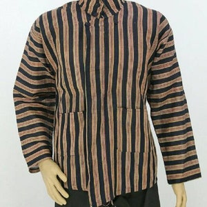 Surjan Batik Lurik Jawa Javanese Shirt Etnic for man Yogyakarta Indonesia