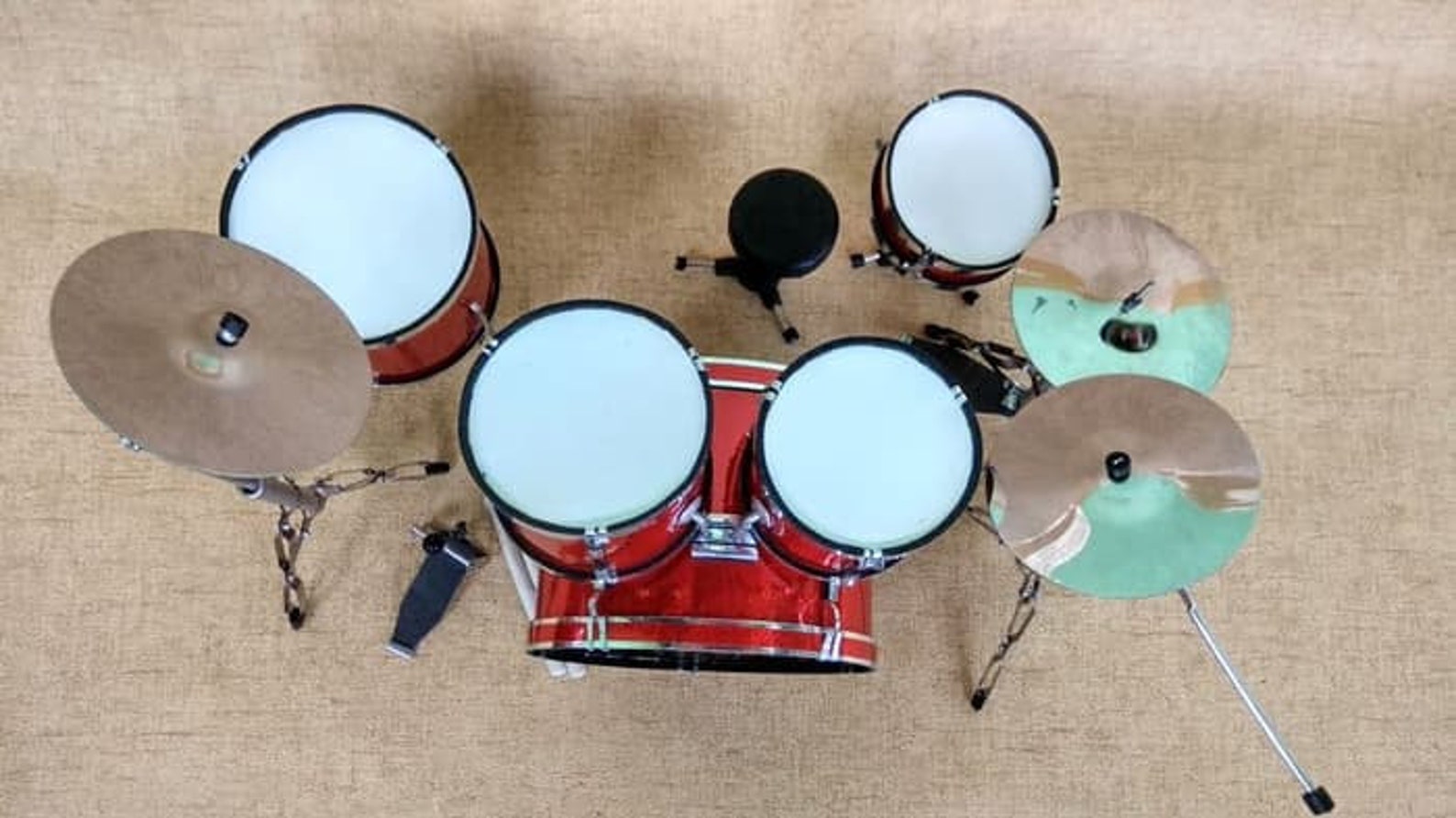Rock Band Star Signature Miniature Drum Musical Instruments Etsy