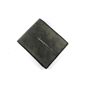 Stingray Homme Portefeuille Modèle Triple Pockets Genuine Leather Grey Handmade Spécial