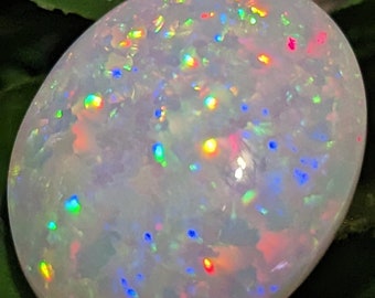 Natural Ethiopian opal 32.40 carats, loose cabochon, opal gemstone, gemstone cut, welo opal, loose cabochon