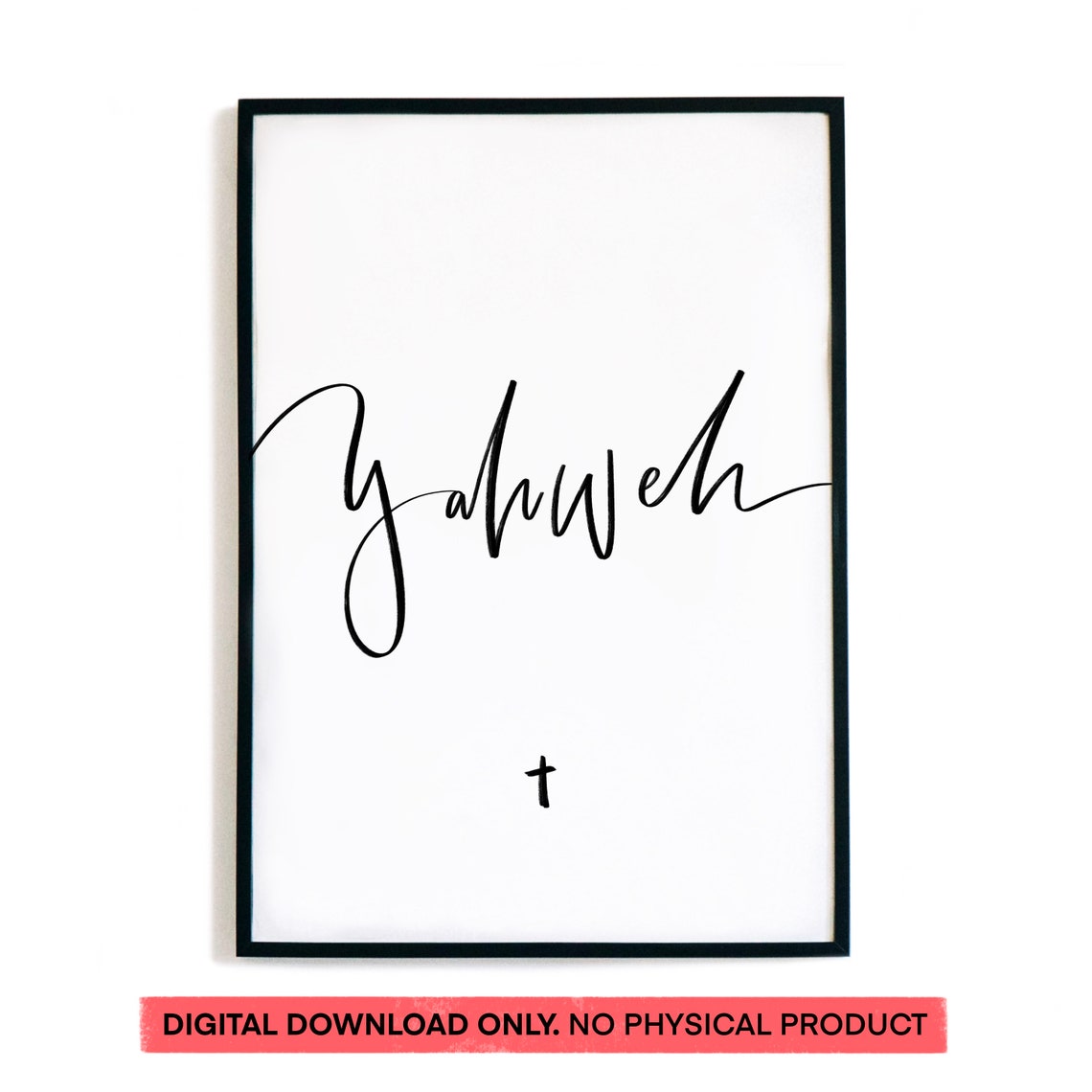 Yahweh Printable Artwork, Bible Verse Prints, Christian Art Prints ...