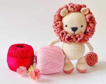 Lion Crochet Pattern, Lion Baby Amigurumi Pattern