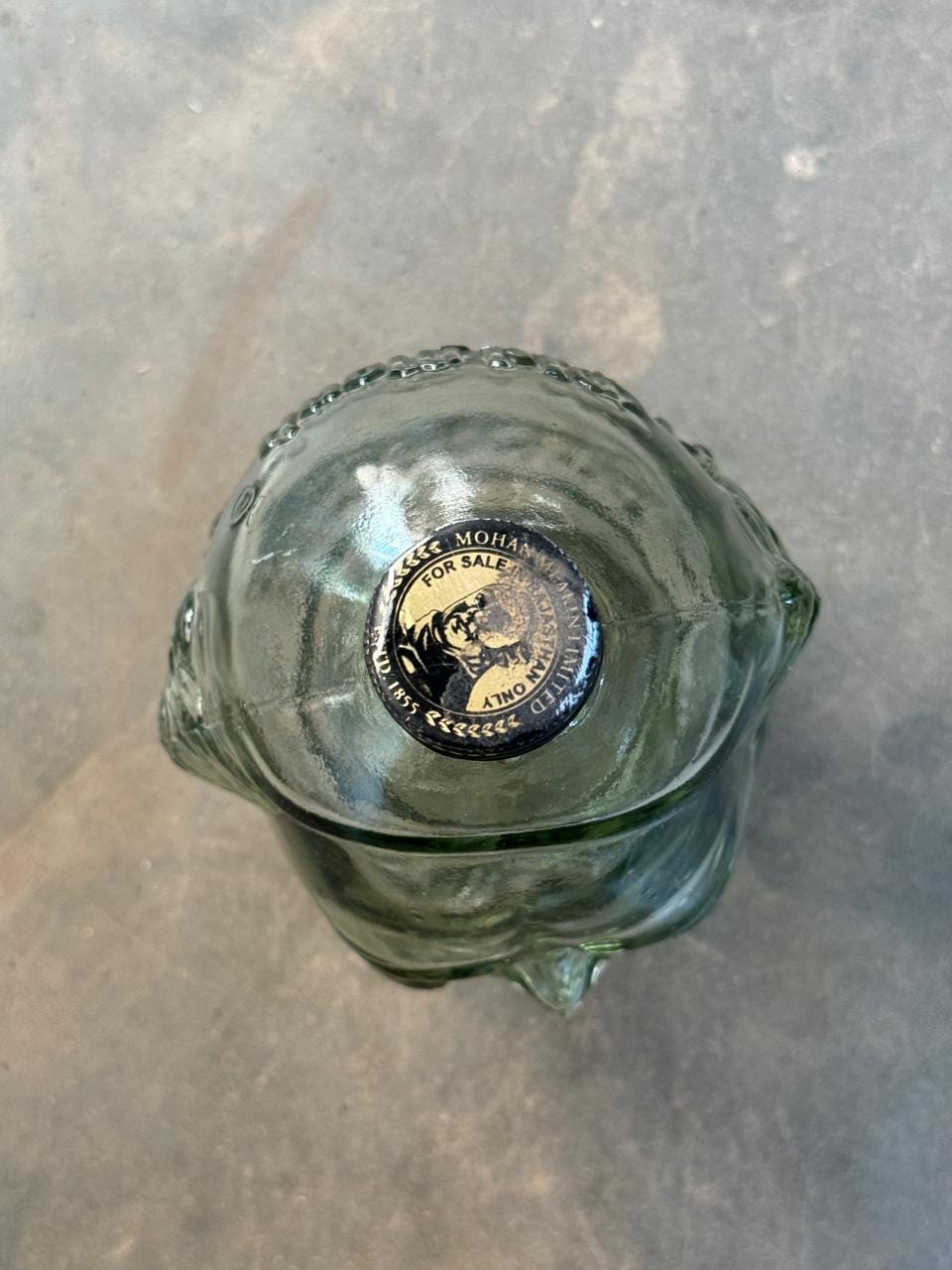 Vintage Old Monk Rum Bottle: Unique Face Shaped Glassware - Etsy