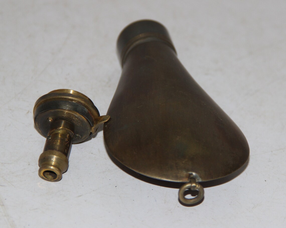 Antique Copper Flask Gun Oil Applicator & Storage Collectible Etsy