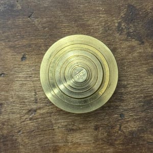 Pesas de latón vintage elegantes: decoración única para básculas de 1 a 200 gramos, doradas, pesas doradas imagen 8