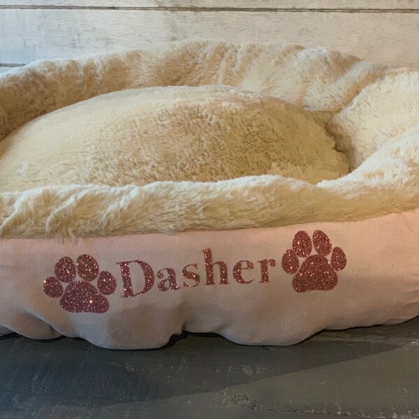 Personalized Dog Bed Etsy
