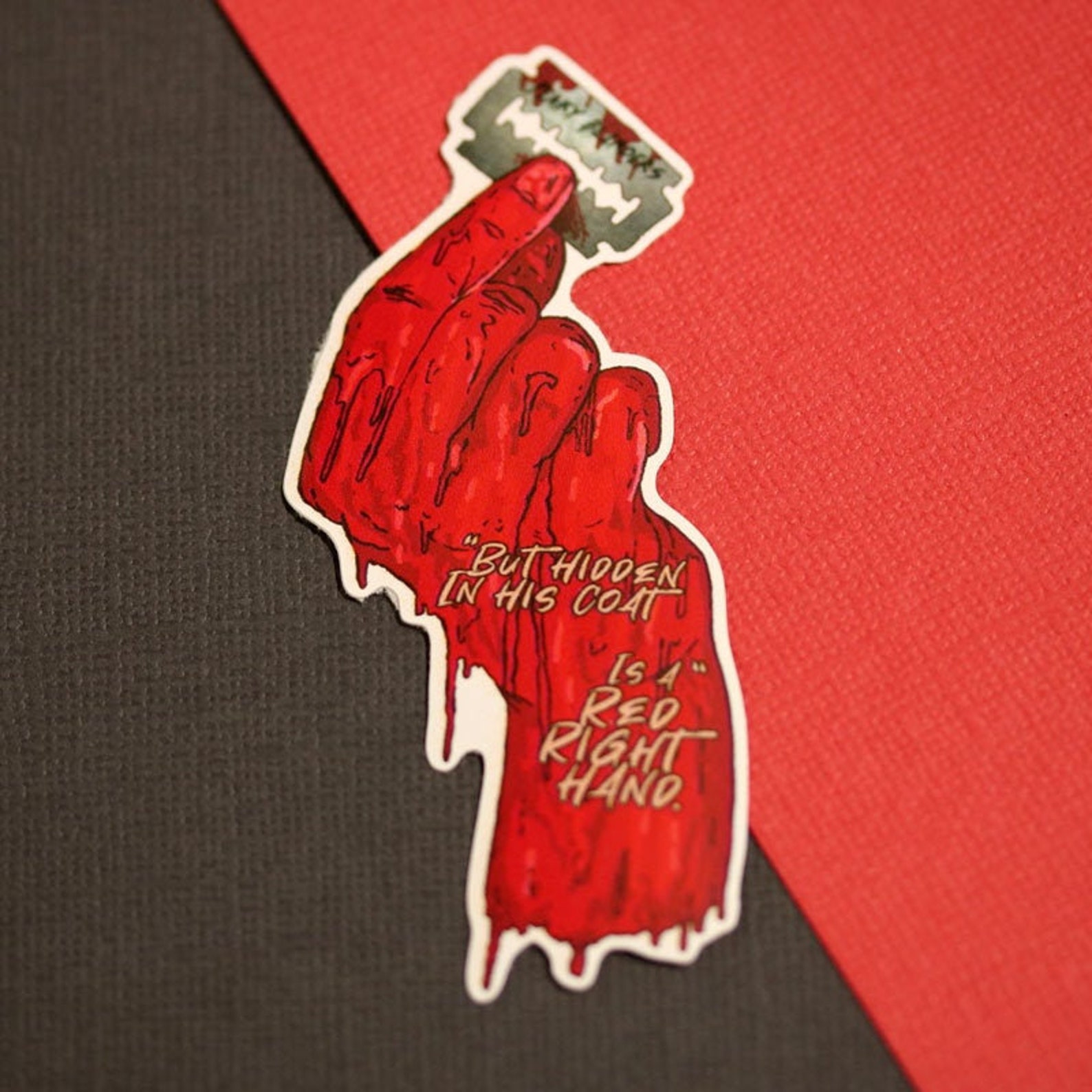 Карающая длань red right hand 2025. Red right hand.