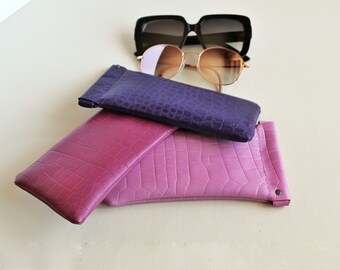 Dachshund Glasses/Sunglasses Case - Pink Dachshund Glasses/Sunglasses Case - Pink