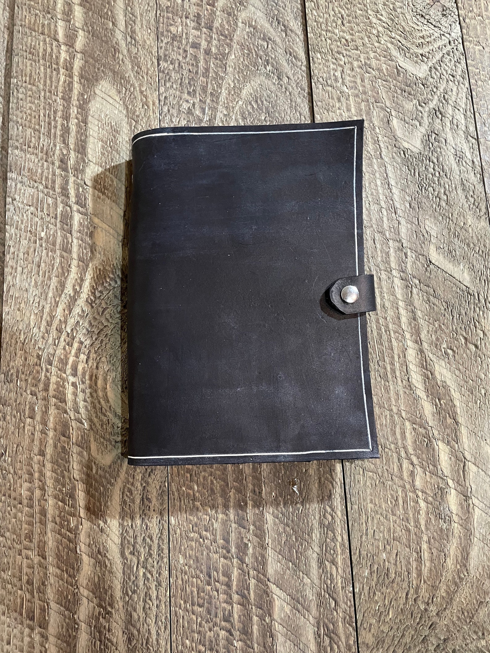 Refillable 6 ring A5 leather journal Etsy