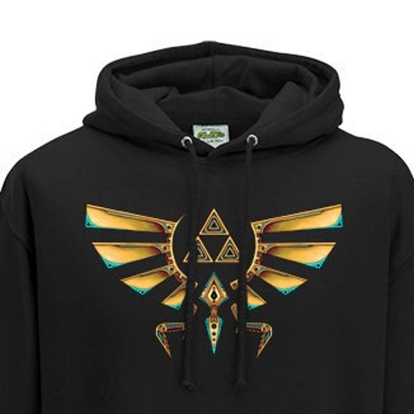 The Legend of Zelda Hyrule crest Konton Art Unisex (men's fit) pull over hoodie sweatshirt