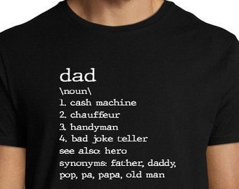 Dad dictionary definition men's short sleeve T-shirt