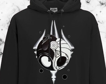 Unisex (men's fit) Hollow Knight void heart/kingsoul  pull over hoodie sweatshirt