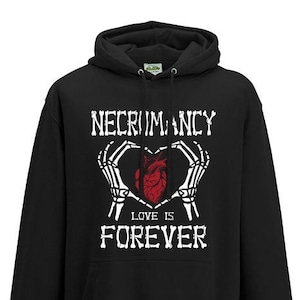 Necromancy Love Is Forever - D&D - Fantasy - Roleplay - RPG - Necromancer - DND - Goth - adults fit hooded sweatshirt unisex men&#39;s hoodie