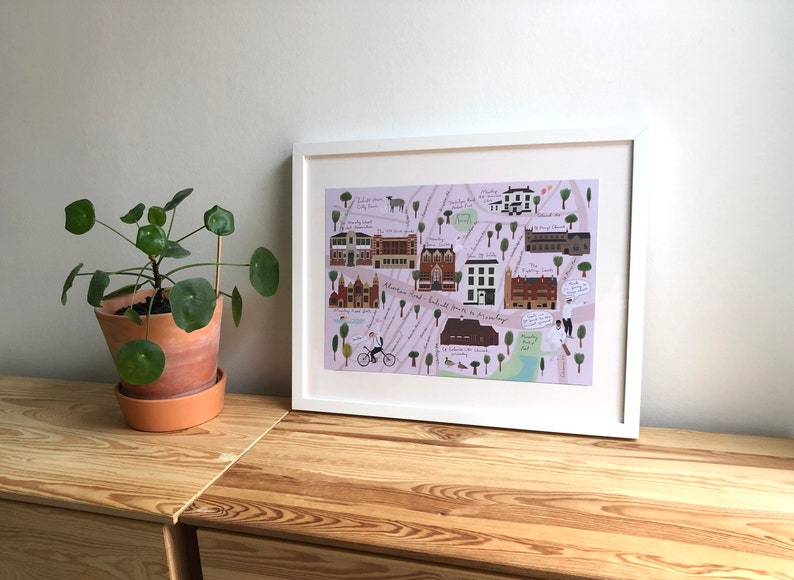 NEW EDITION - Illustrated Map of Alcester Road, Balsall Heath to ...