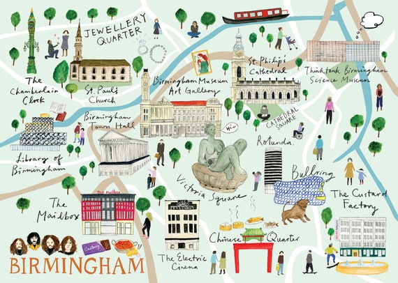 Birmingham Bullring Map