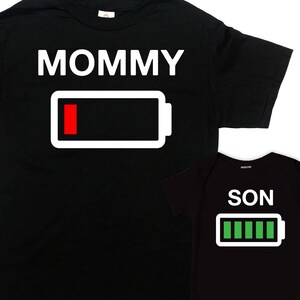 Mother Son Matching Outfits Mom And Son Shirts Gift For Mommy And Me Clothing Mothers Day Present Mama And Son TShirts Family Tees -SA648-49