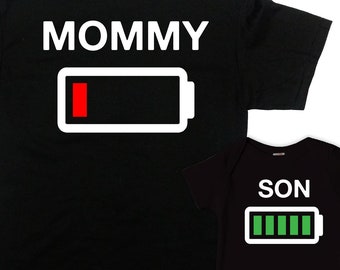 Mother Son Matching Outfits Mom And Son Shirts Gift For Mommy And Me Clothing Mothers Day Present Mama And Son TShirts Family Tees -SA648-49