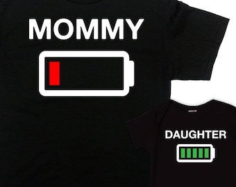 ママと娘のシャツ、ママと娘の衣装、母の日Tシャツ、母性Tシャツ、ママの日お揃いファミリーTシャツ - SA648-50