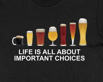 Beer Lover Gift For Men Funny Beer T Shirt Craft Beer TShirt Alcohol Shirt Funny Drinking Gift For Womens Beer Drinker Tee - SA1597