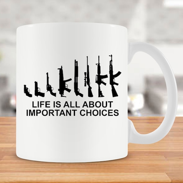 Gun Owner Gift For Gun Lovers Mug Patriotic Coffee Mug Gun Gift Pro Gun Rights 2nd Amendment Gun Enthusiast Ceramic Coffee Cup - SA1598