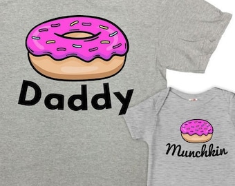 Matching Dad Daughter Shirts Father Daughter Gift For First Time Dad T Shirt Daddy And Me Outfits 1st Fathers Day Gift For Papa - SA1096-97