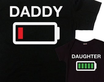 Daughter Dad Shirt Matching T Shirts Daddy Daughter Gifts For New Fathers Day Present Father Daughter TShirts Family Outfits - SA647-50