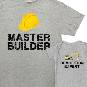 お父さんと子供用お揃いシャツ 父と息子へのギフト パパと娘へのTシャツ 父の日のプレゼント パパとベビーのTシャツ パパと私の衣装 - SA1079-80