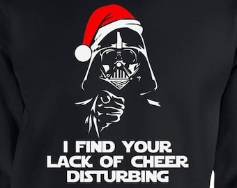 Funny Xmas Sweatshirt Christmas Crew Neck Holiday Sweater Sci Fi Gifts For Nerds Christmas Present For Geeks X-Mas Hoodie Crewneck - SA510