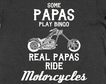 Regalos para moteros para hombres Camiseta de abuelo motero Ideas de regalos para el Día del Padre Camiseta de motociclista - SA708