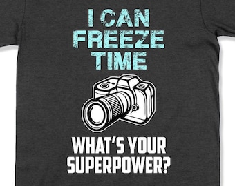 Photography Shirt Gift For Photographer I Love Photography T Shirt Camera Shirt Studio TShirt Heathered Bella Canvas Shirt Unisex Tee- SA723