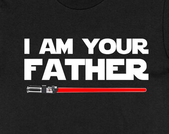 New Dad Gift For Fathers Day Shirt Daddy T Shirt First Time Dad Gift First Time Daddy I Am Your Father Heathered Bella Canvas Shirt - SA201