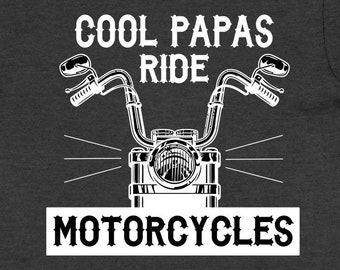 Camiseta de abuelo motero, camiseta de papá, regalo genial para abuelos amantes de las motos, camiseta de abuelo, regalo del Día del Padre, motero - SA1614
