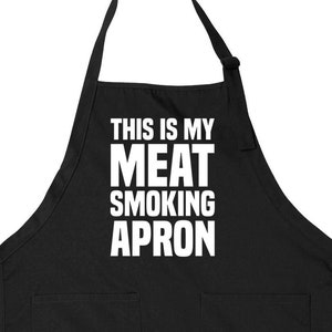 BBQ Apron For Men Grilling Gift For Father&#39;s Day Present For Him Meat Smoker Barbeque Apron Chef Gift For Grillers Barbecue Lover - SA1602