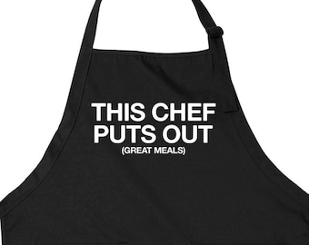 Kitchen Apron For Chef Gift Ideas Cooking Apron For Women Funny Apron For Men Cooks Apron With Pockets Housewarming Gift Full Apron - SA1400