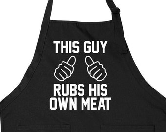 BBQ Apron With Pockets Grill Gifts For Men Grilling Apron Barbeque Apron Fathers Day Present Full Apron For Dad Barbecue Gifts - SA1409