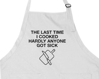 Cooking Gift For Chefs Apron Kitchen Apron Grilling Apron For Women Cooking Apron With Pockets Printed Apron Funny Apron For Men - SA1330