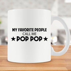 Pop Pop Tasse Opa Geschenk Ideen Großvater Tasse Für Papa Kaffeetasse Opa Kaffeetasse Pop Pop Geschenk Papa Mug Einzigartige Keramiktasse - SA358