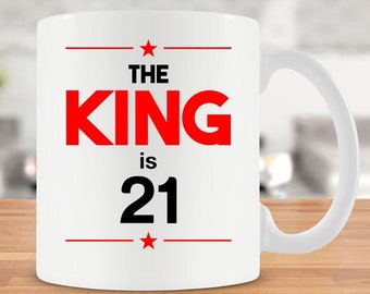 21st Birthday Gift Ideas For Him Birthday Mug 21st Birthday Mug Bday Present For Men Mug For Birthday 21st Bday Gift Coffee Cup - BG237