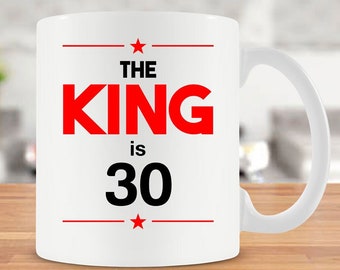 30th Birthday Gift Ideas For Men Birthday Mug Best Coffee Cup Bday Present For Him 30 Birthday B Day Gift 30 Years Old Ceramic Mug - BG239