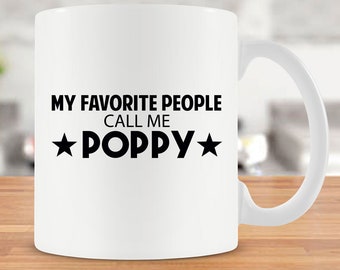 Mok voor opa Cadeau-idee voor klaproos Mok papa cadeau voor mannen Beste koffiekopje Vaderdagcadeau voor grootvader Mok kopje thee Keramische mok -SA523