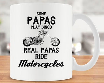 Mug For Grandpa Gift Grandpa Coffee Cup Papa Mug Motorcycle Gifts Biker Mug Granddad Gift Fathers Day Mug Grandfather Mug Ceramic Mug -SA708