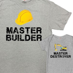 Dad And Child Shirts Matching Father Son Gifts Daddy Daughter T Shirts First Fathers Day Present Dad And Baby Matching Shirts - SA1079-80B