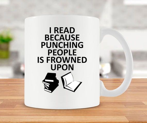 Reading Gift For Book Lover Mug For Him Reading Mug For Her Reader Mug Best Coffee Cup Bookworm Mug Book Coffee Mug Ceramic Mug - SA701