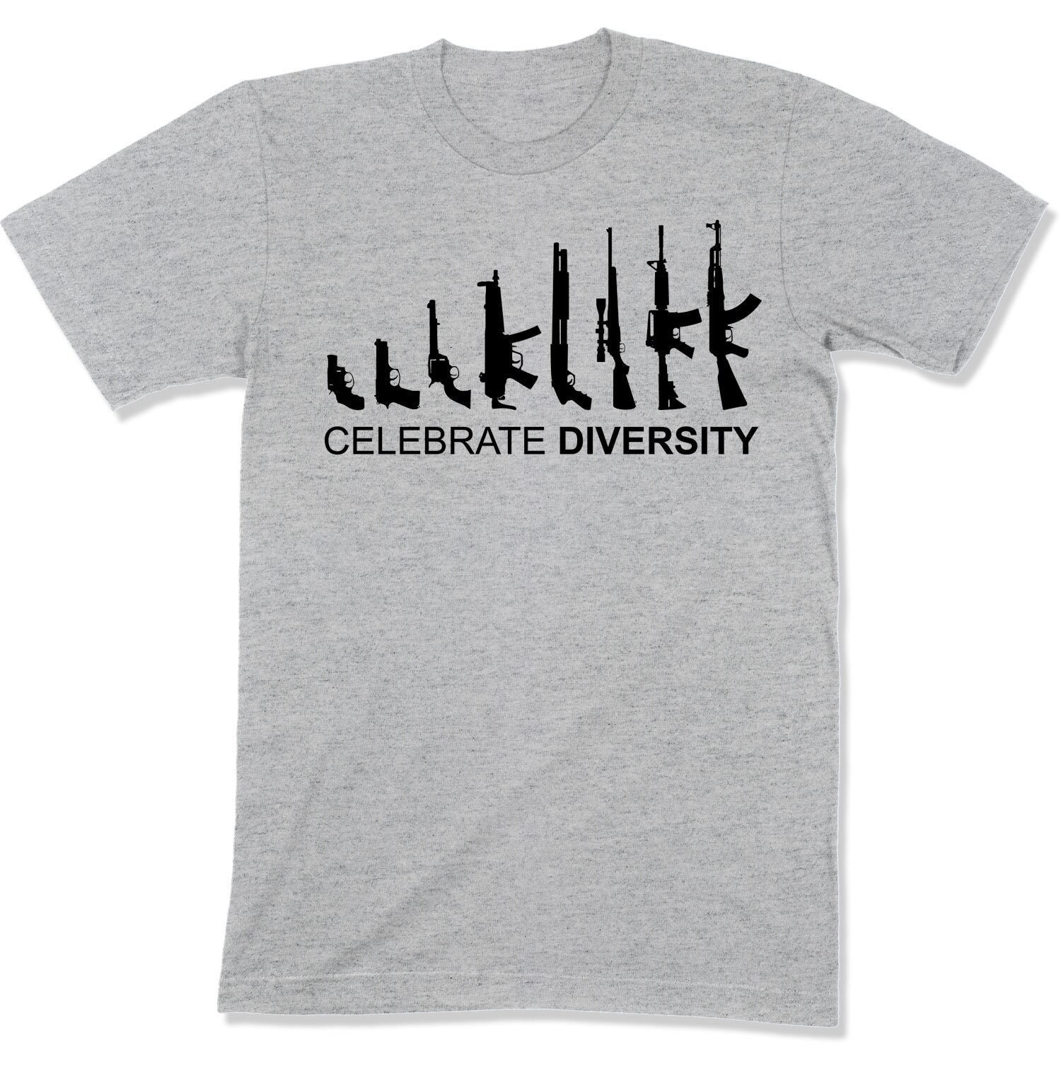 Funny Gun T Shirt Gun Gifts For Men 2nd Amendment Gun Lover TShirt Gun Control Gun Owner Gift For Husband Celebrate Diversity Tee - SA1575