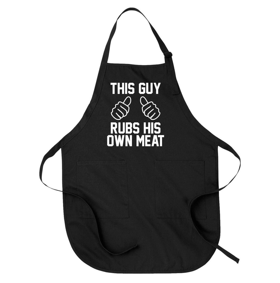 BBQ Apron With Pockets Grill Gifts for Men Grilling Apron Etsy
