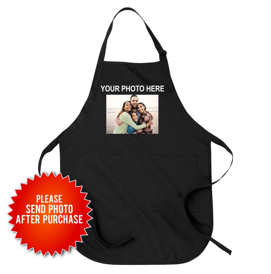Custom Apron With Pockets Personalised Apron for Men Customized Apron ...