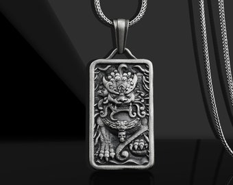 fu dog pendant