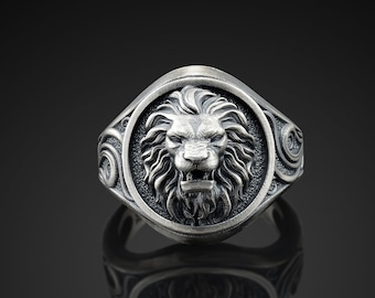 lion ring for men