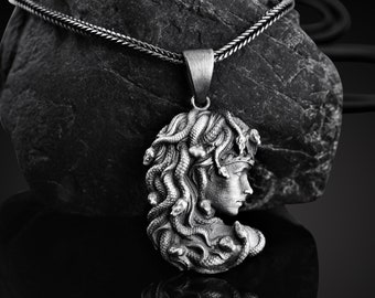 medusa pendant mens